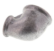 Rp 1'' x Rp 1/2'' Zinc plated Cast iron 90 deg Elbow Fitting 25 Bar [2 Pieces]