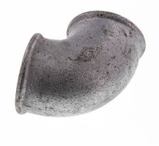 Rp 1 1/2'' Zinc plated Cast iron 90 deg Elbow Fitting 25 Bar