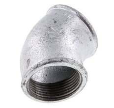 Rp 1 1/4'' Zinc plated Cast iron 45 deg Elbow Fitting 25 Bar