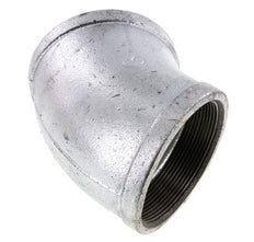 Rp 3'' Zinc plated Cast iron 45 deg Elbow Fitting 25 Bar