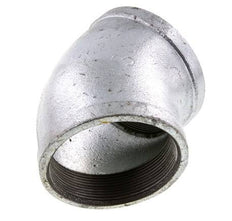 Rp 3'' Zinc plated Cast iron 45 deg Elbow Fitting 25 Bar