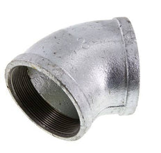 Rp 3'' Zinc plated Cast iron 45 deg Elbow Fitting 25 Bar