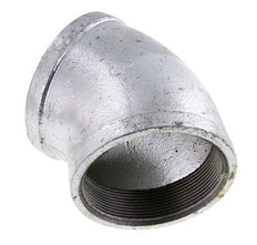 Rp 3'' Zinc plated Cast iron 45 deg Elbow Fitting 25 Bar