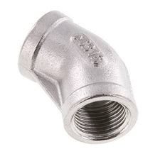 Rp 3/8'' Stainless steel 45 deg Elbow Fitting 16 Bar [2 Pieces]