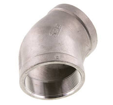Rp 2 1/2'' Stainless steel 45 deg Elbow Fitting 16 Bar