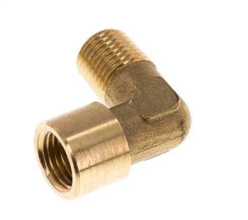 G 1/4'' x R 1/4'' F/M Brass 90 deg Elbow Fitting 16 Bar [2 Pieces]