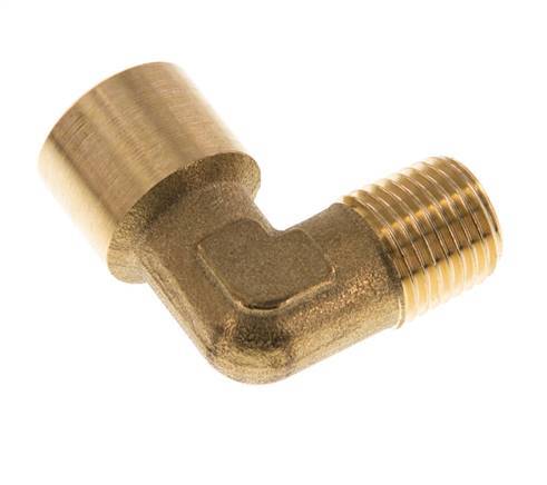 G 1/4'' x R 1/4'' F/M Brass 90 deg Elbow Fitting 16 Bar [2 Pieces]