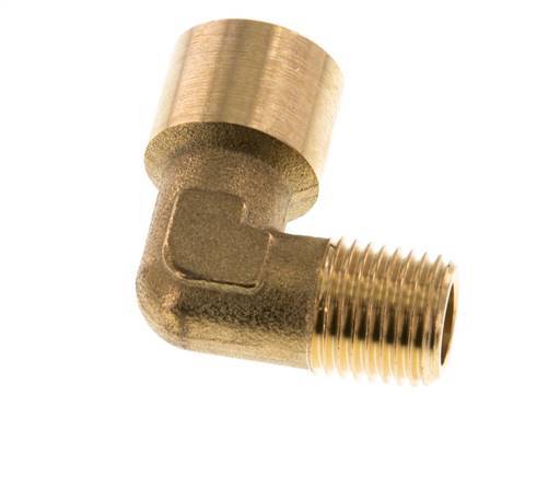G 1/4'' x R 1/4'' F/M Brass 90 deg Elbow Fitting 16 Bar [2 Pieces]