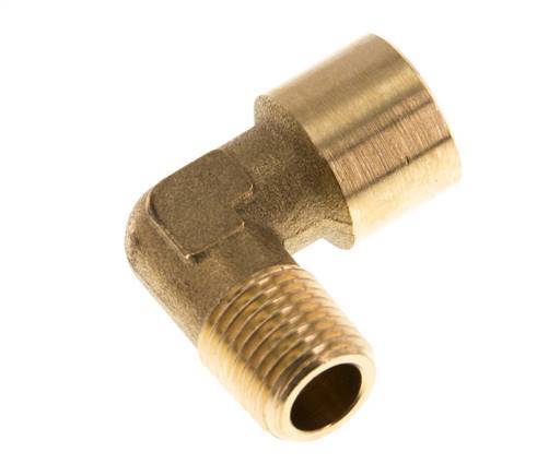 G 1/4'' x R 1/4'' F/M Brass 90 deg Elbow Fitting 16 Bar [2 Pieces]