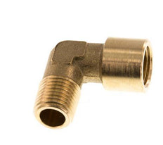 G 1/4'' x R 1/4'' F/M Brass 90 deg Elbow Fitting 16 Bar [2 Pieces]