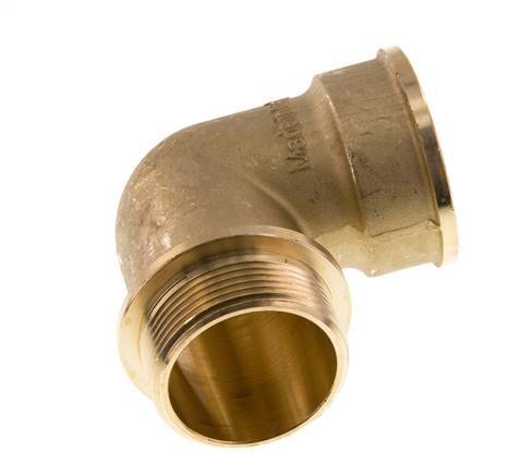 G 1 1/2'' F/M Brass 90 deg Elbow Fitting 16 Bar