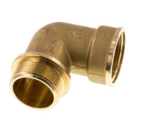 G 1 1/4'' F/M Brass 90 deg Elbow Fitting 16 Bar