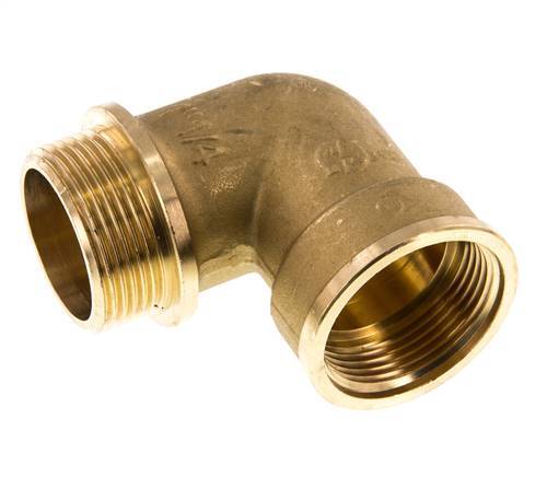 G 1 1/4'' F/M Brass 90 deg Elbow Fitting 16 Bar