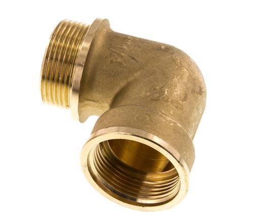 G 1 1/4'' F/M Brass 90 deg Elbow Fitting 16 Bar