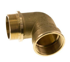 G 2'' F/M Brass 90 deg Elbow Fitting 16 Bar