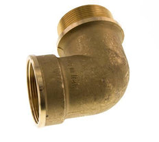 G 2'' F/M Brass 90 deg Elbow Fitting 16 Bar