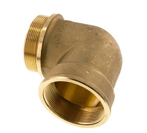 G 2 1/2'' x G 2 1/2'' F/M Brass 90 deg Elbow Fitting 16 Bar