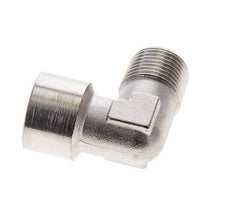 G 3/8'' x R 3/8'' F/M Nickel plated Brass 90 deg Elbow Fitting 16 Bar [2 Pieces]