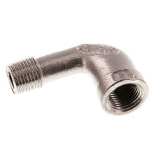 Rp 1/8'' x R 1/8'' F/M Stainless steel 90 deg Elbow Fitting 10 Bar [2 Pieces]