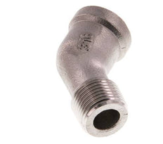 Rp 3/8'' x R 3/8'' F/M Stainless steel 45 deg Elbow Fitting 16 Bar