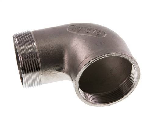 Rp 2'' x R 2'' F/M Stainless steel 90 deg Elbow Fitting 10 Bar