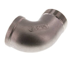 Rp 2'' x R 2'' F/M Stainless steel 90 deg Elbow Fitting 16 Bar