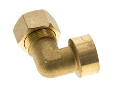 G 3/4'' x 18mm Brass 90 deg Elbow Compression Fitting 67 Bar DIN EN 1254-2