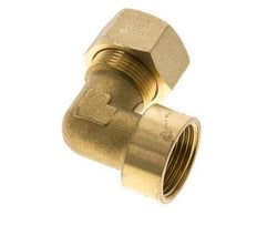 G 3/4'' x 18mm Brass 90 deg Elbow Compression Fitting 67 Bar DIN EN 1254-2
