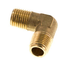 R 1/4'' Male Brass 90 deg Elbow Fitting 16 Bar [2 Pieces]