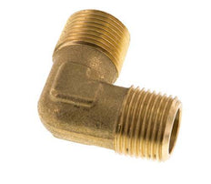 R 3/8'' Male Brass 90 deg Elbow Fitting 16 Bar [2 Pieces]