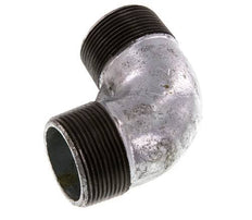 R 1 1/2'' Male Zinc plated Cast iron 90 deg Elbow Fitting 25 Bar