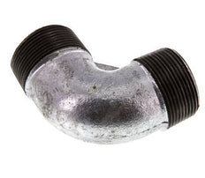 R 1 1/2'' Male Zinc plated Cast iron 90 deg Elbow Fitting 25 Bar