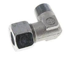 R 1/2'' Male x 16S Zinc plated Steel 90 deg Elbow Fitting 400 Bar DIN 2353