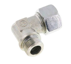 G 3/4'' Male x 20S Zinc plated Steel 90 deg Elbow Fitting 400 Bar DIN 2353