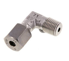 R 1/4'' Male x 6S Stainless steel 90 deg Elbow Fitting 630 Bar DIN 2353