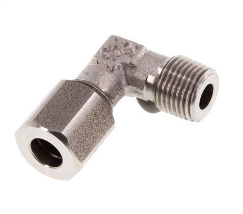 R 1/8'' Male x 6LL Stainless steel 90 deg Elbow Fitting 100 Bar DIN 2353