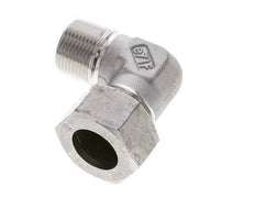 3/4'' NPT Male x 22L Stainless steel 90 deg Elbow Cutting ring 160 Bar DIN 2353