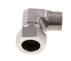 G 1'' Male x 28L Stainless steel 90 deg Elbow Fitting 160 Bar DIN 2353