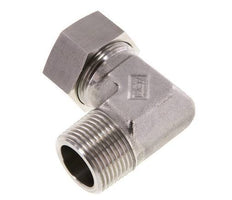 G 1'' Male x 28L Stainless steel 90 deg Elbow Fitting 160 Bar DIN 2353