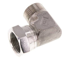 G 1'' M/F Stainless steel 90 deg Elbow Fitting 150 Bar - Hydraulic