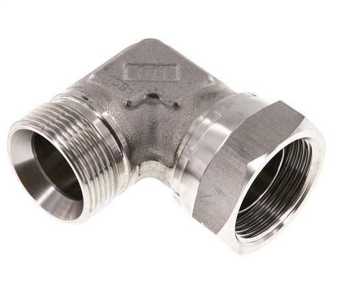 G 1 1/4'' M/F Stainless steel 90 deg Elbow Fitting 150 Bar - Hydraulic
