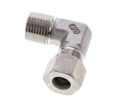 1/2'' NPT Male x 12L Stainless steel 90 deg Elbow Compression Fitting 315 Bar DIN 2353