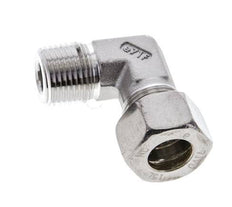 1/2'' NPT Male x 15L Stainless steel 90 deg Elbow Compression Fitting 315 Bar DIN 2353