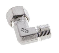 1/2'' NPT Male x 15L Stainless steel 90 deg Elbow Compression Fitting 315 Bar DIN 2353