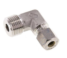 R 1/2'' Male x 8L Stainless steel 90 deg Elbow Compression Fitting 315 Bar DIN 2353