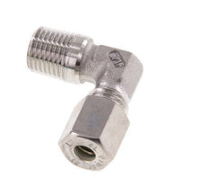 R 1/4'' Male x 6L Stainless steel 90 deg Elbow Compression Fitting 315 Bar DIN 2353