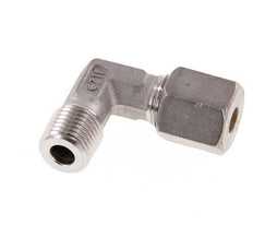 R 1/4'' Male x 6S Stainless steel 90 deg Elbow Compression Fitting 630 Bar DIN 2353
