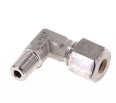 R 1/4'' Male x 8L Stainless steel 90 deg Elbow Compression Fitting 315 Bar DIN 2353