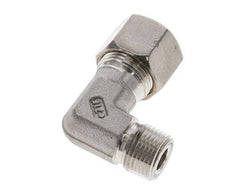 3/8'' NPT Male x 12S Stainless steel 90 deg Elbow Compression Fitting 630 Bar DIN 2353