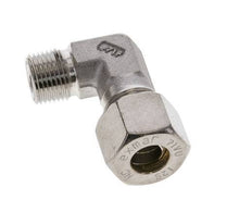 3/8'' NPT Male x 12S Stainless steel 90 deg Elbow Compression Fitting 630 Bar DIN 2353